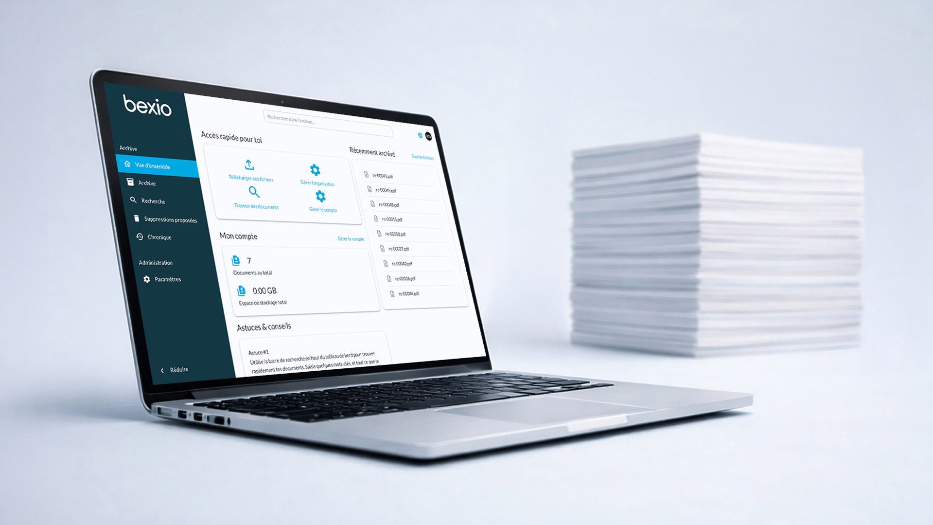 Bexio treibt das papierlose Büro voran