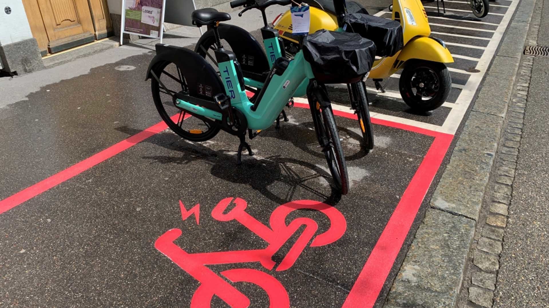 Erste E-Velos in St.Gallen verfügbar