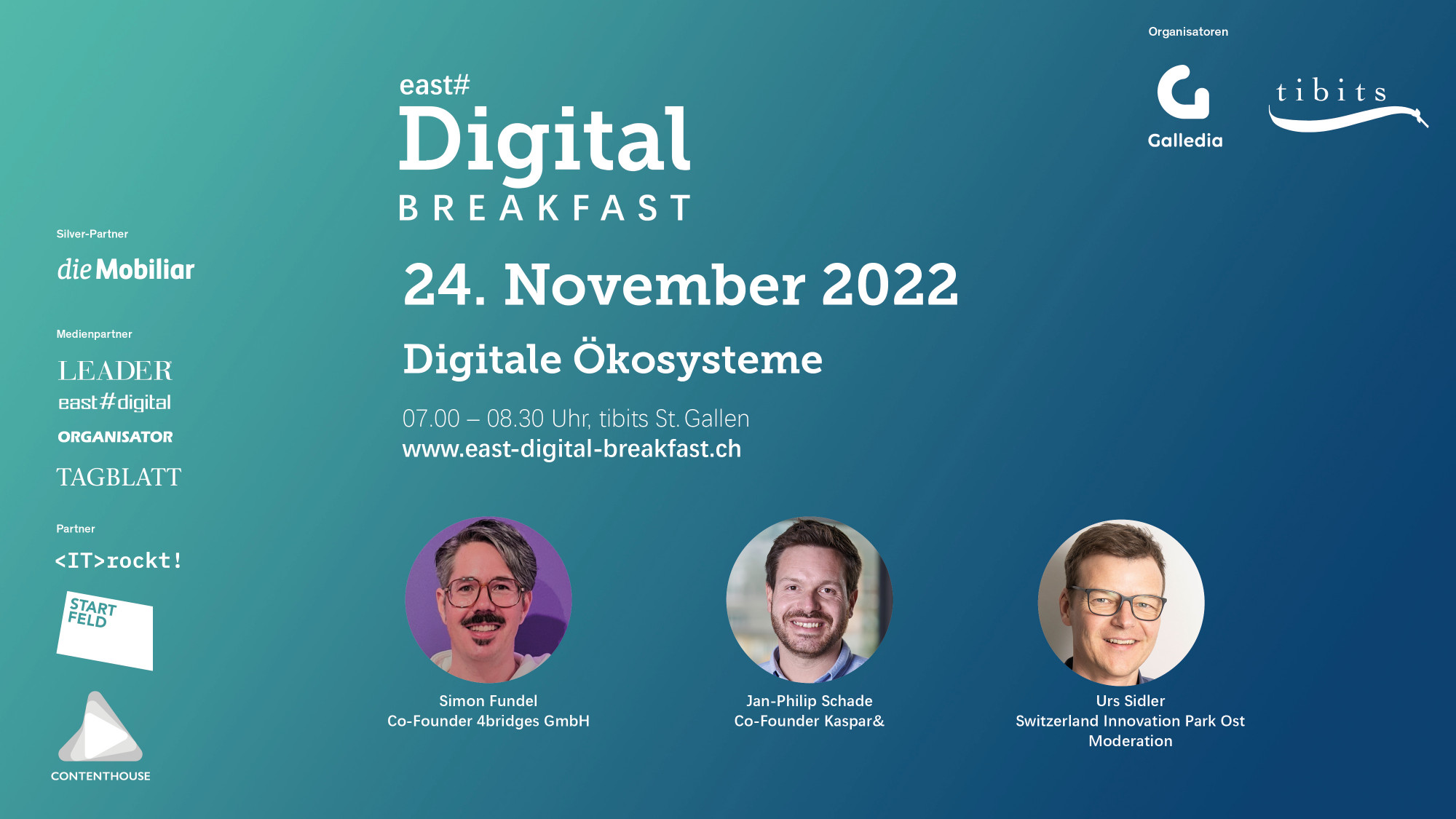east#digital Breakfast November: digitale Ă–kosysteme