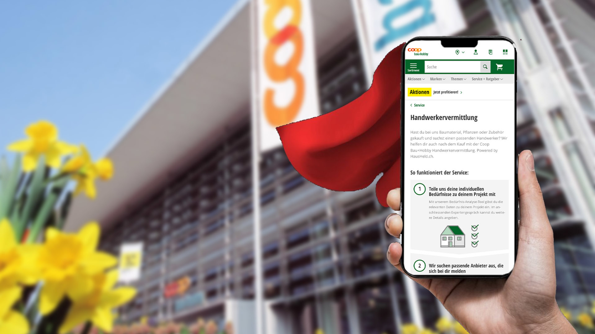 Hausheld.ch vermittelt jetzt Handwerker