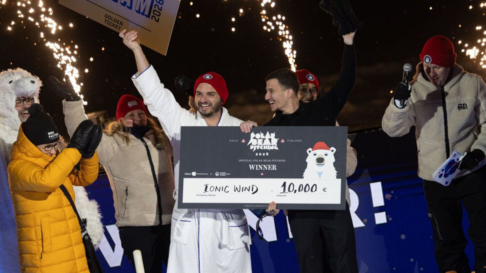 Ionic Wind gewinnt Polar Bear Pitching