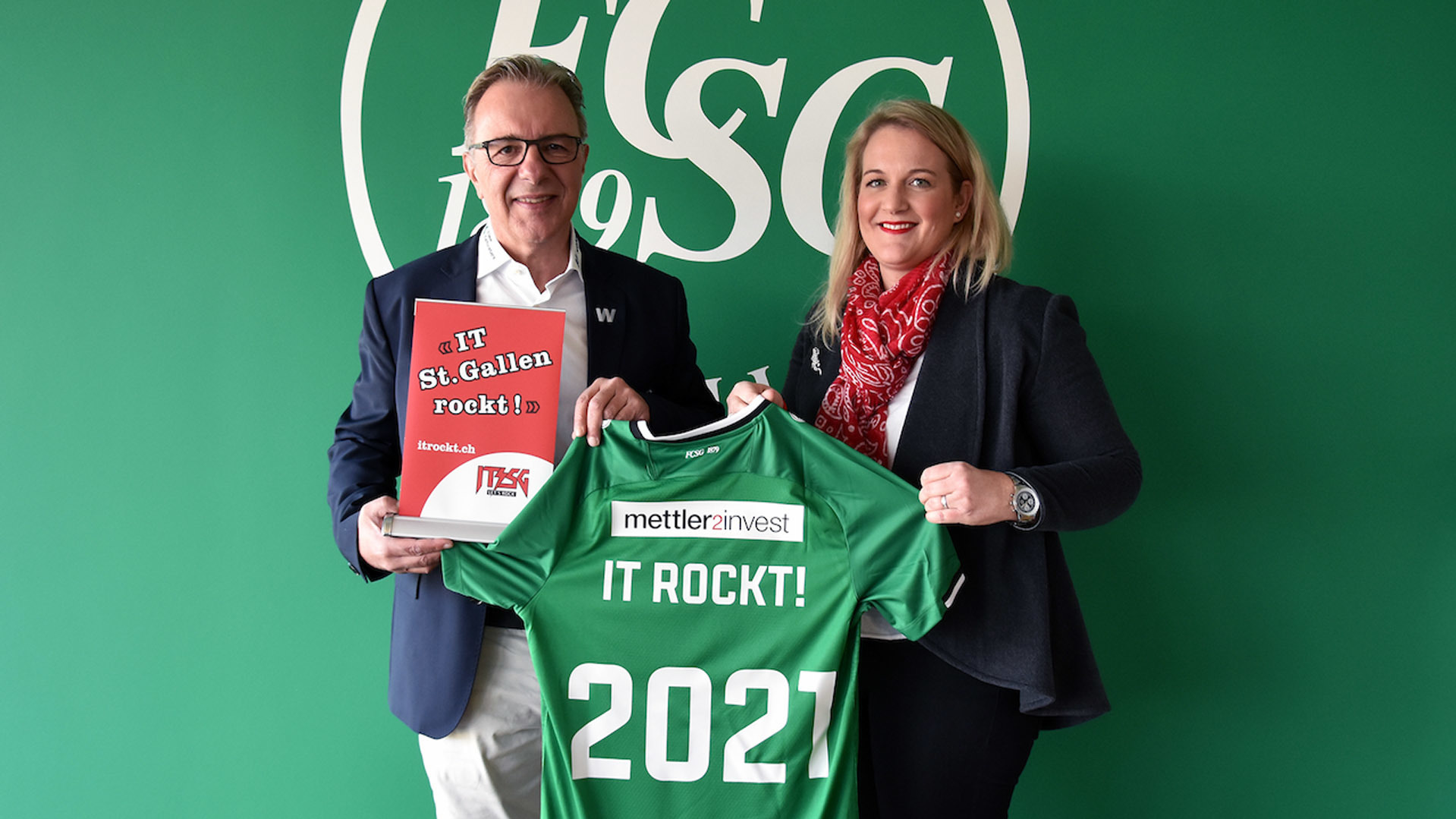 Partnerschaft zwischen FCSG und «IT rockt!»