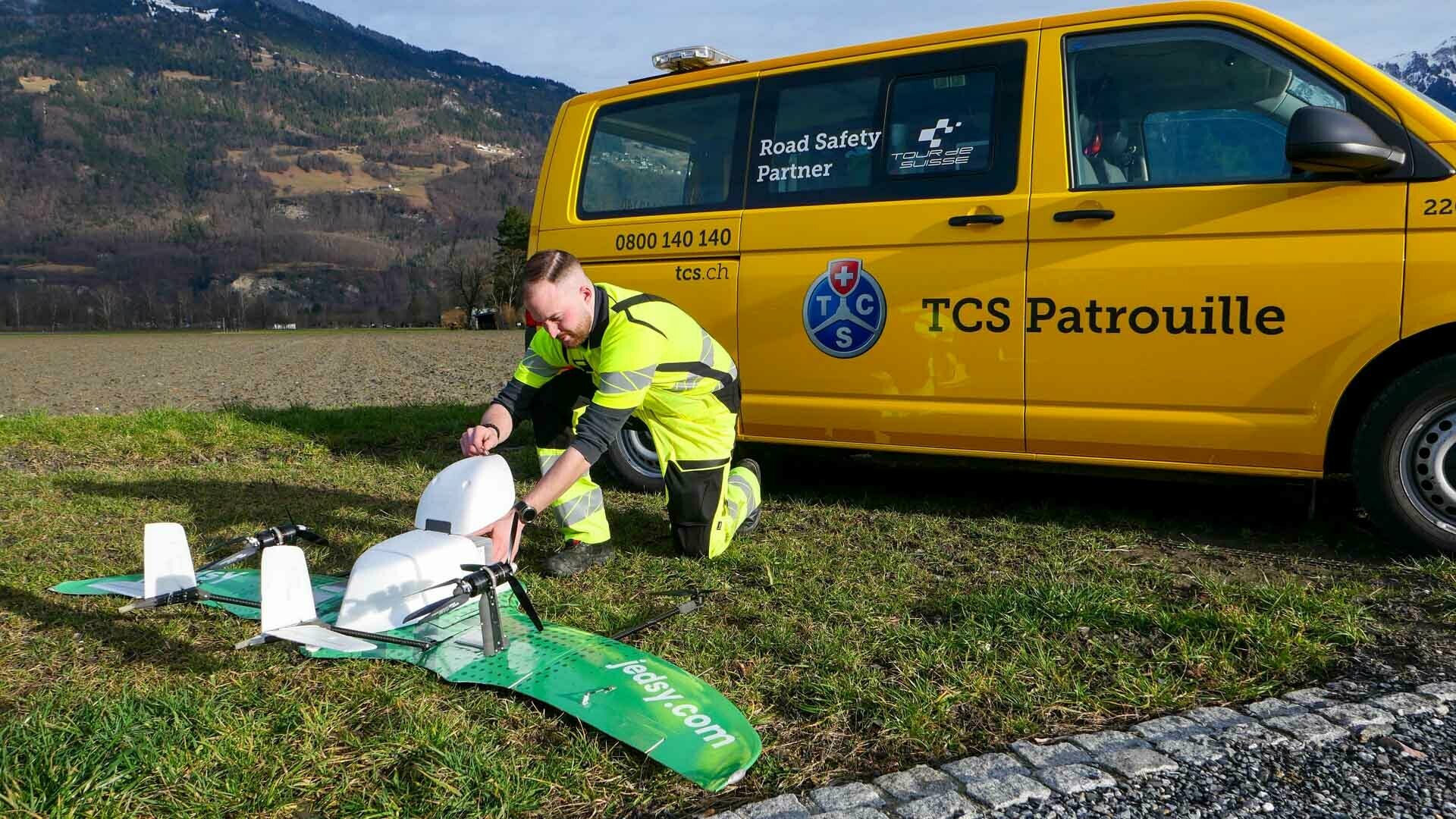 TCS sichert Drohnenlieferungen von Jedsy ab