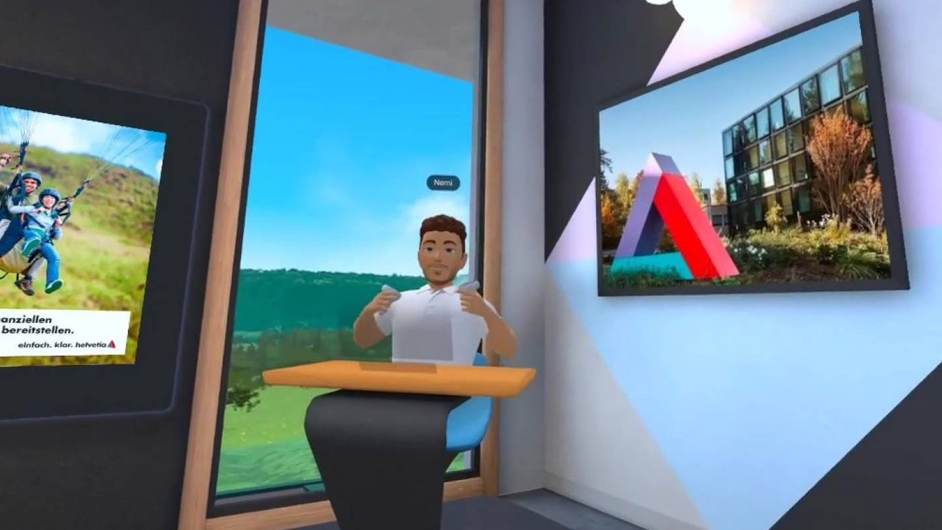 Helvetia empfängt Kunden im Metaverse