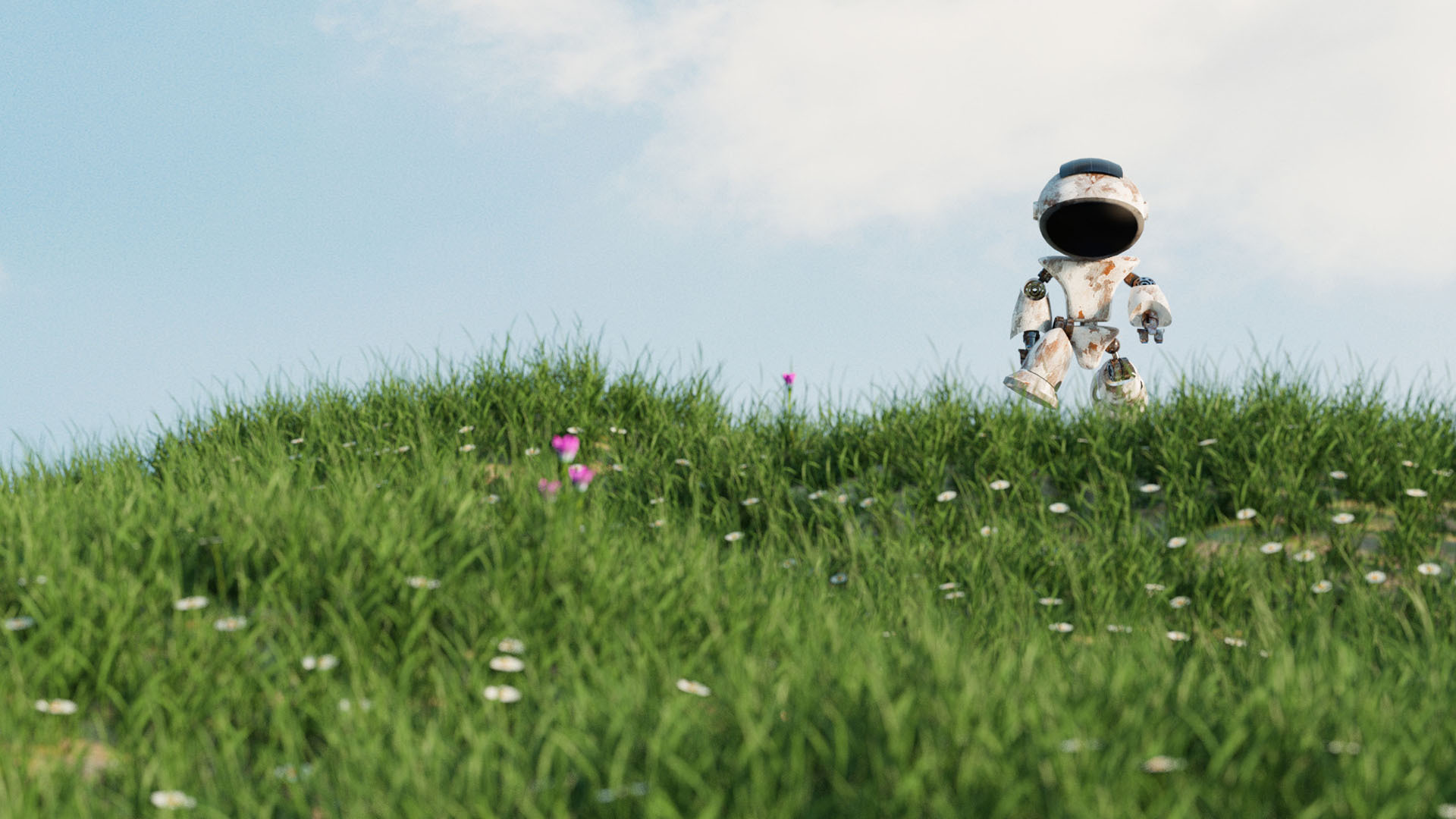 Wenn der Roboter den Garten gestaltet