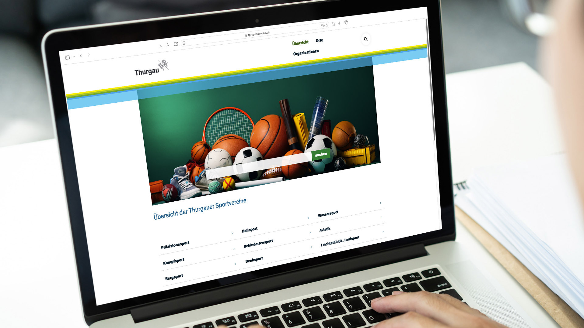 Neues Online-Verzeichnis für Thurgauer Sportvereine