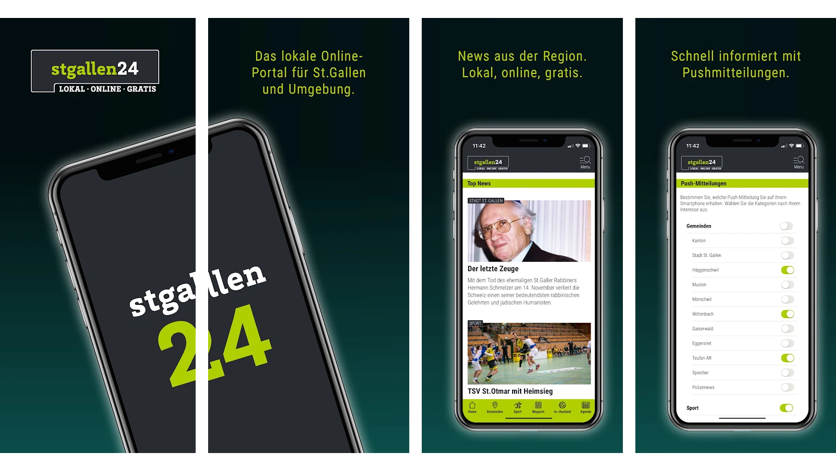 stgallen24 und rheintal24 lancieren App