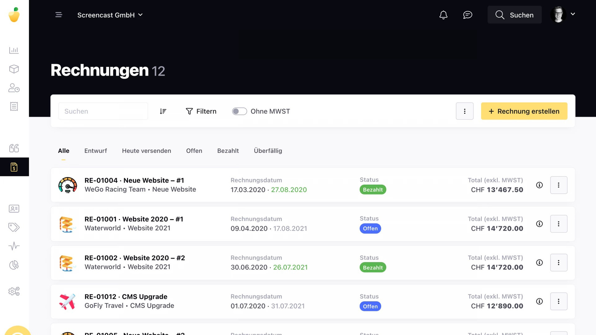 Neue Business Software für KMU, Start-ups und Freelancer