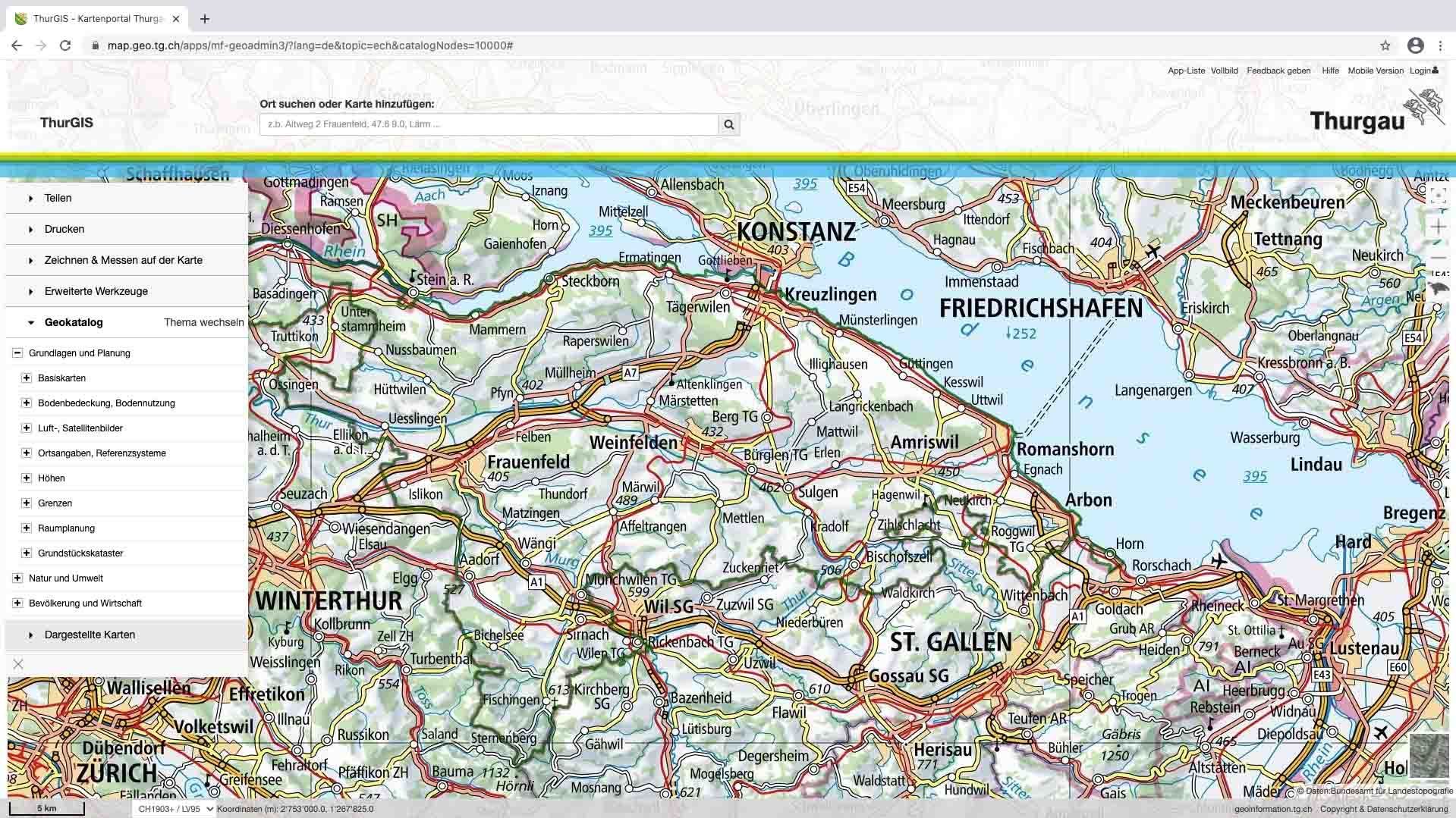 Thurgau will Geodaten vollständig digitalisieren