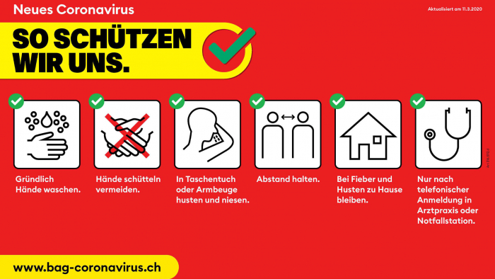 Massnahmen Coronavirus