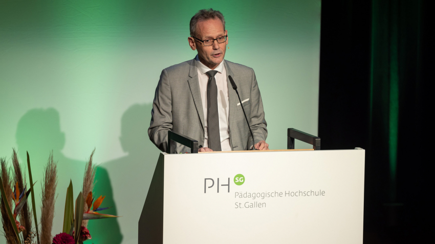 PHSG-Rektor Prof Dr. Horst Biedermann