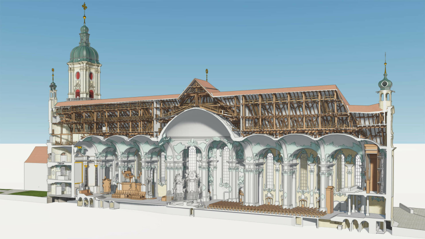 Kathedrale St.Gallen 3D